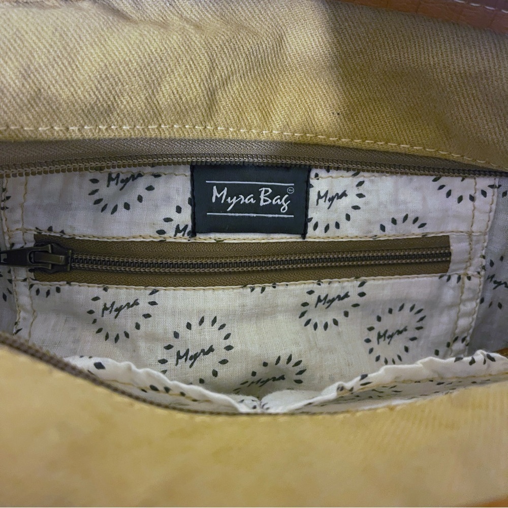 Myra B. Composition Rustic Crossbody Shoulder Bag… - image 5